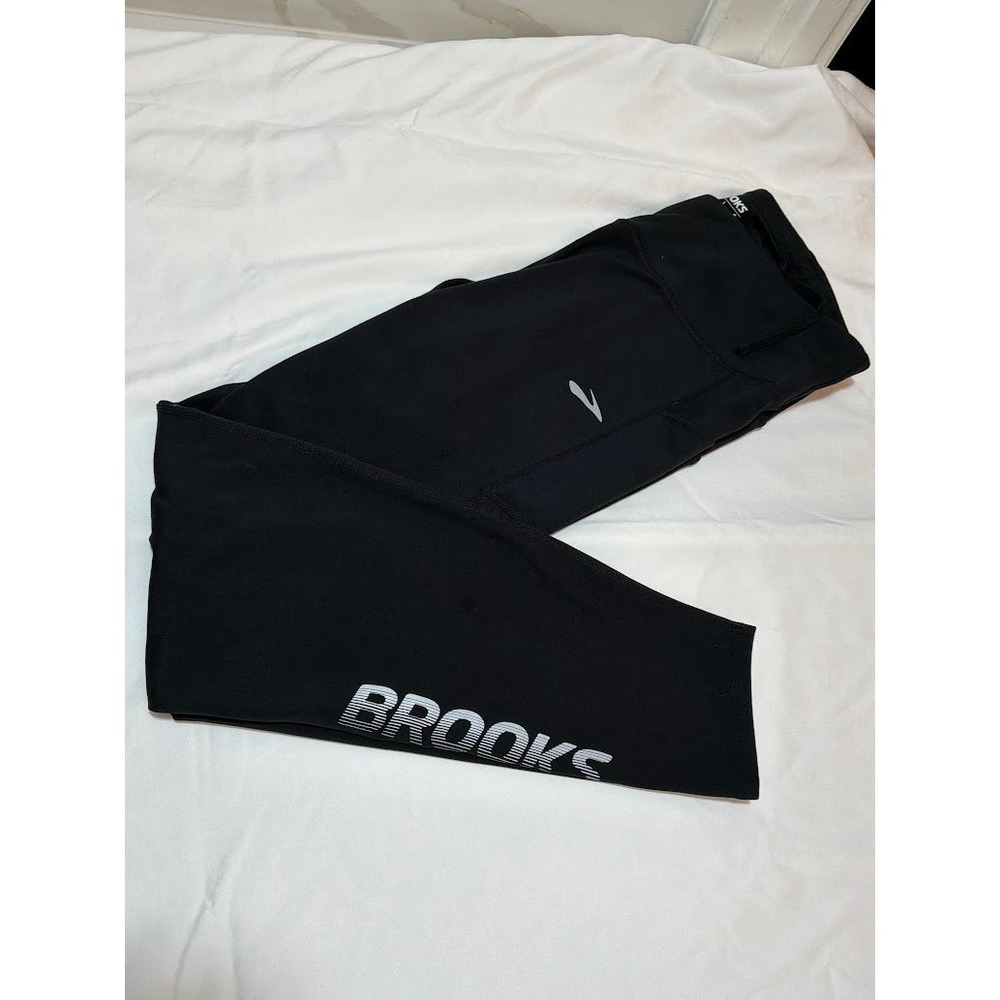 Brooks Womens Momentum Thermal Tights 2.0 Black Performance Running Leggings L
